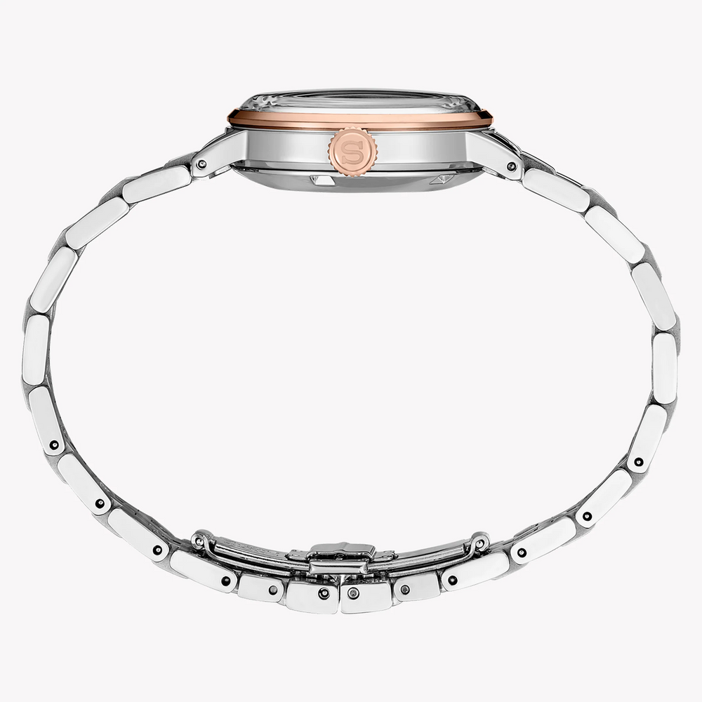 Seiko Women's Silver Stainless Steel, Pink Dial | Sre012j1 by i-watch