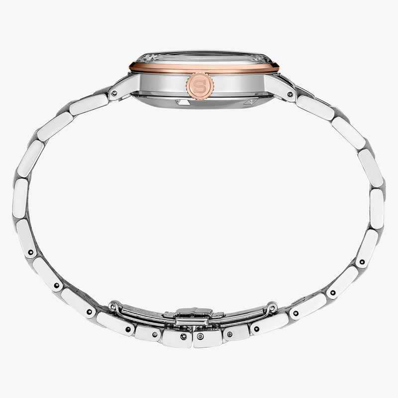 Seiko Women's Silver Stainless Steel, Pink Dial | Sre012j1 by i-watch