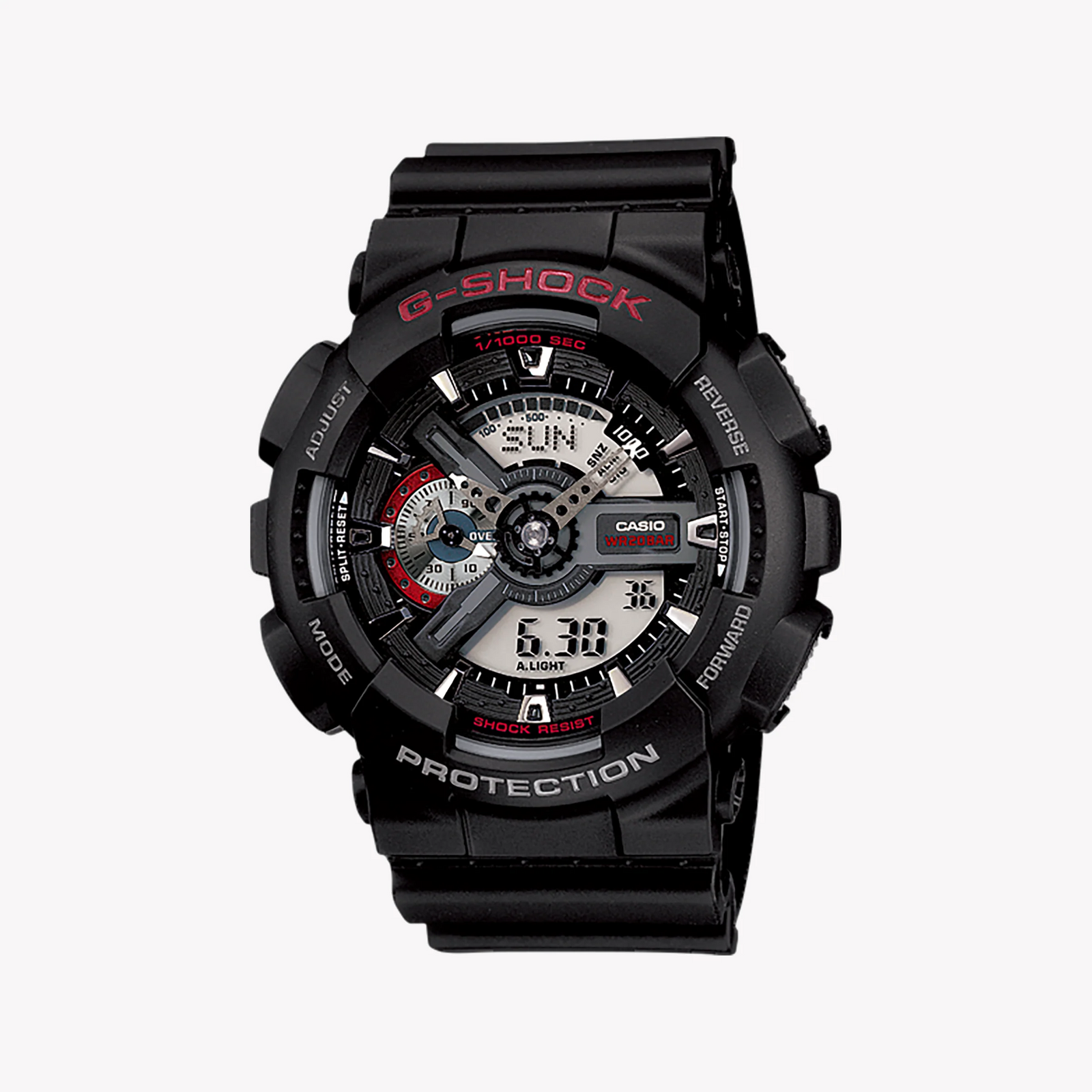 G-Shock Men's Black Resin Watch, Bold Design | Ga-110-1a by i-watch