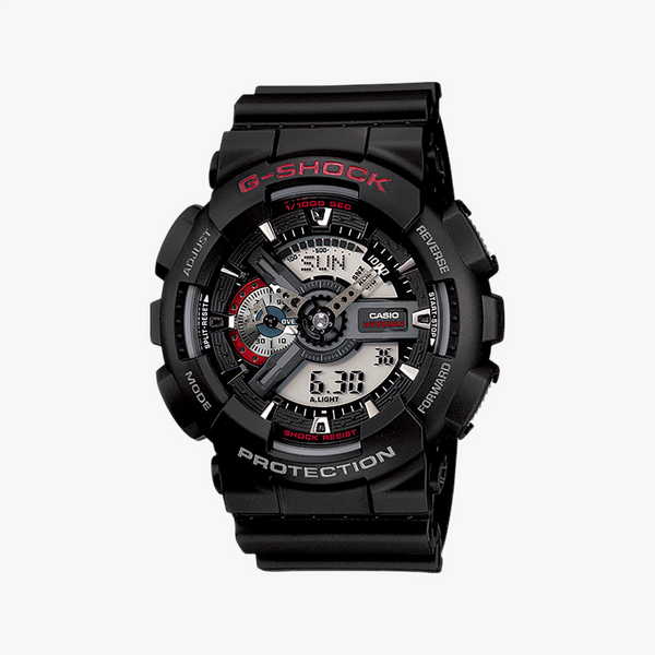 G-Shock Men's Black Resin Watch, Bold Design | Ga-110-1a by i-watch