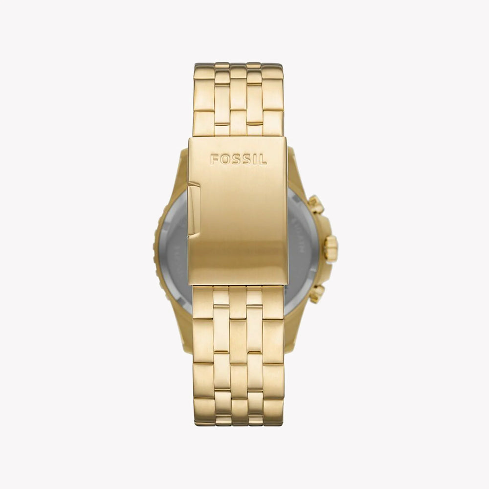 Fossil Men's Gold Stainless Steel, Black Dial | Fs5836 by i-watch