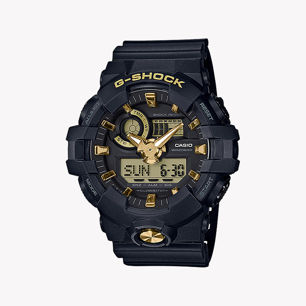 Casio G-Shock Ga-710b-1a9dr - Bold Black Sporty Timepiece For Men by i-watch