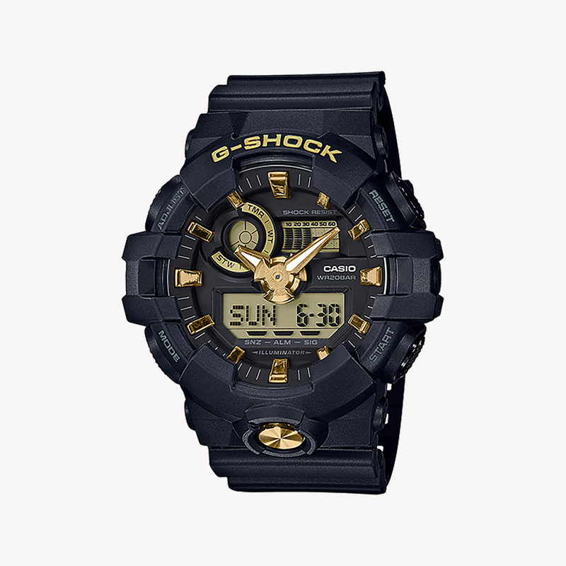Casio G-Shock Ga-710b-1a9dr - Bold Black Sporty Timepiece For Men by i-watch
