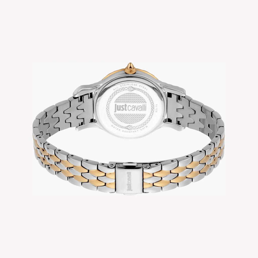 JUST CAVALLI Women's Watch with Silver & Gold Stainless Steel Case and Silver & Gold Stainless Steel Band-i-Watch-4