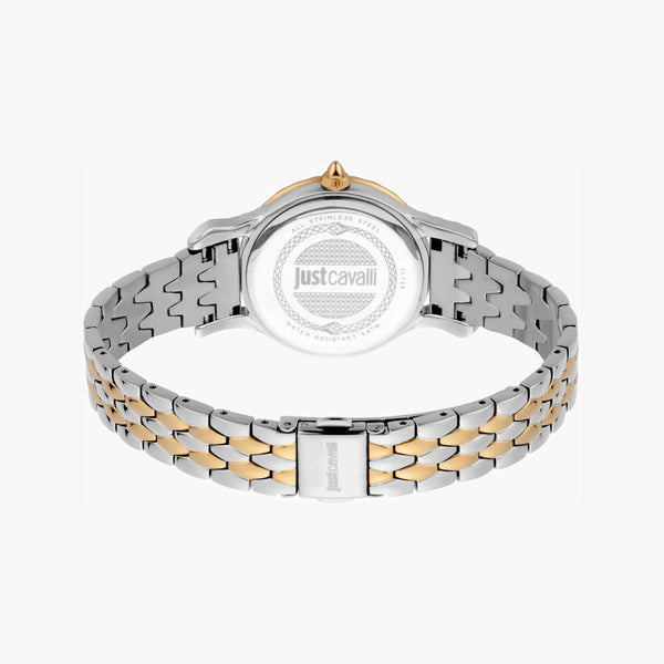 Just Cavalli Women's Silver & Gold Watch, White Dial | Jc1l125m0095 by i-watch