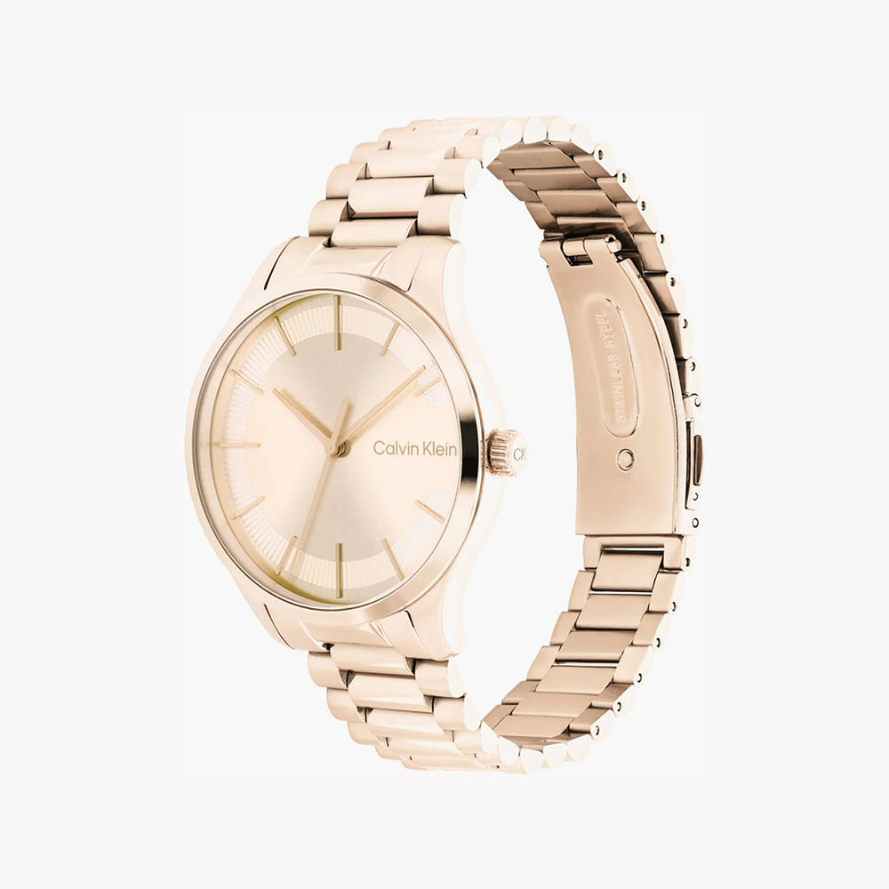Ck Calvin Klein Women's Rose Gold Watch, Stainless Steel | K3m221c6 by i-watch