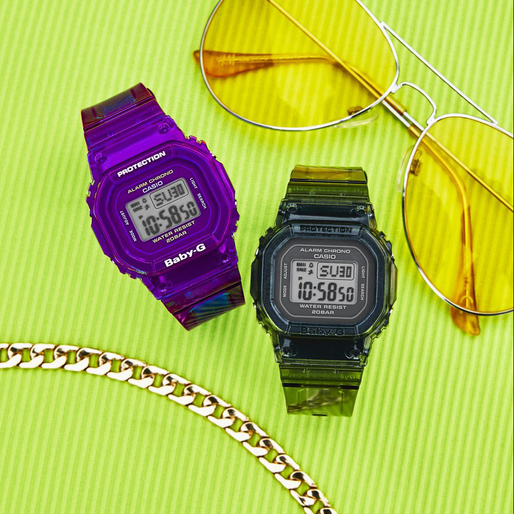 CASIO BABY-G BGD-560S-6DR SPIRIT OF ADVENTURE - VIBRANT PURPLE RESIN Women's Watch