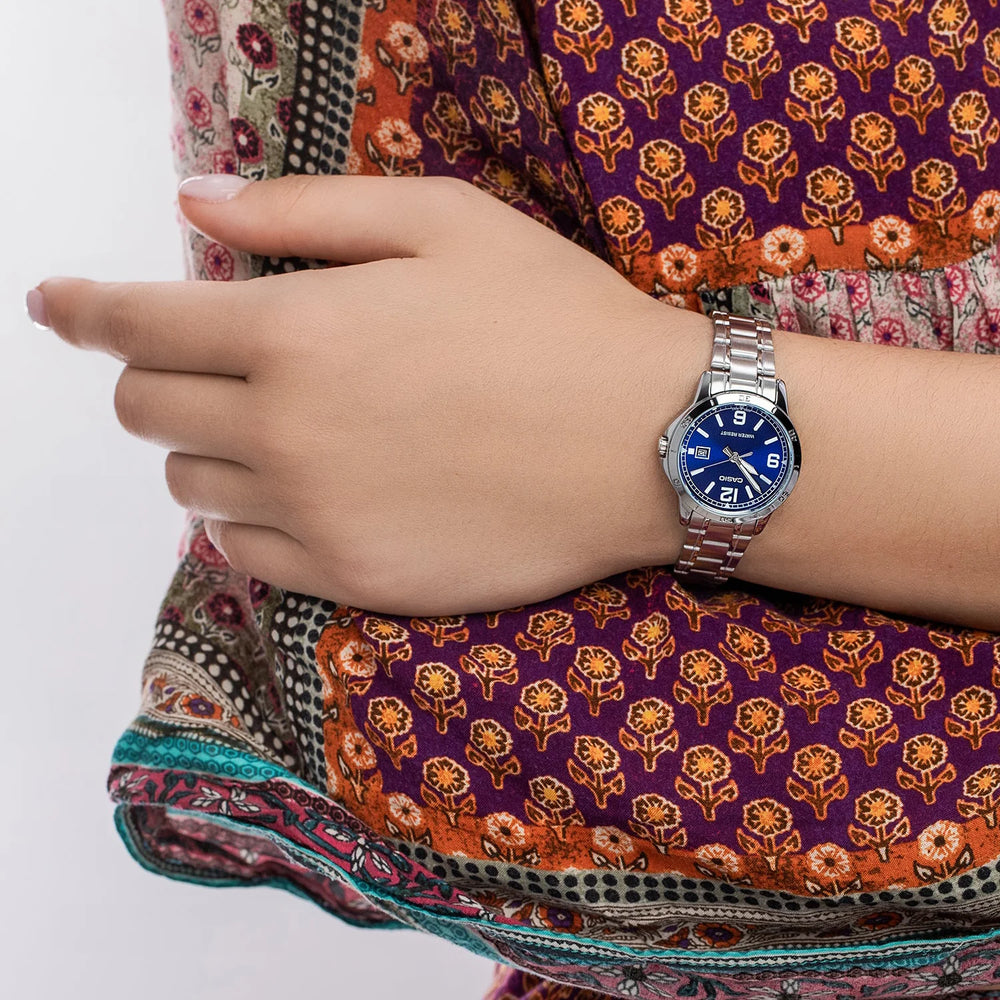 CASIO Women's Watch with Silver Stainless Steel Case and Silver Stainless Steel Band-i-Watch-5