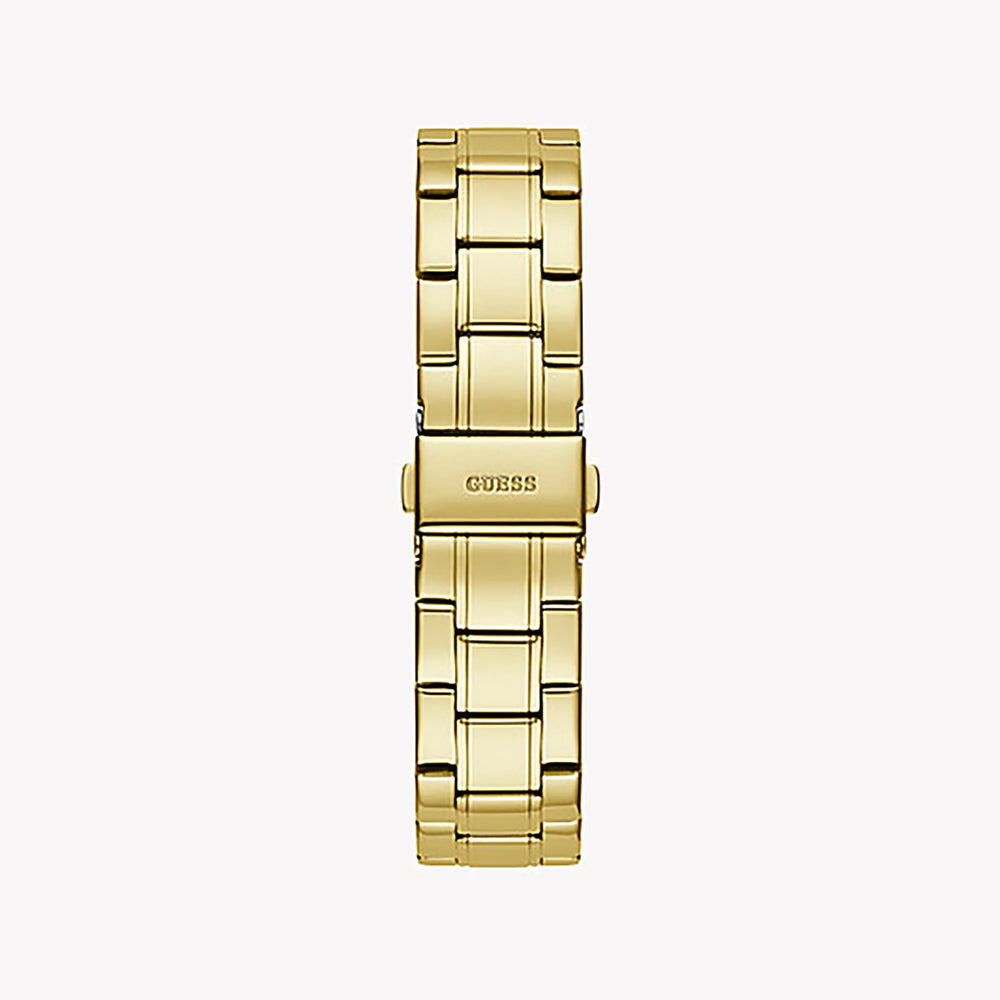 Guess Women's Gold Stainless Steel Watch, Black Dial | Gw0111l2 by i-watch