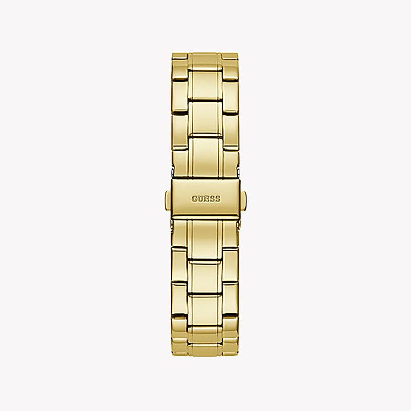 Guess Women's Gold Stainless Steel Watch, Black Dial | Gw0111l2 by i-watch
