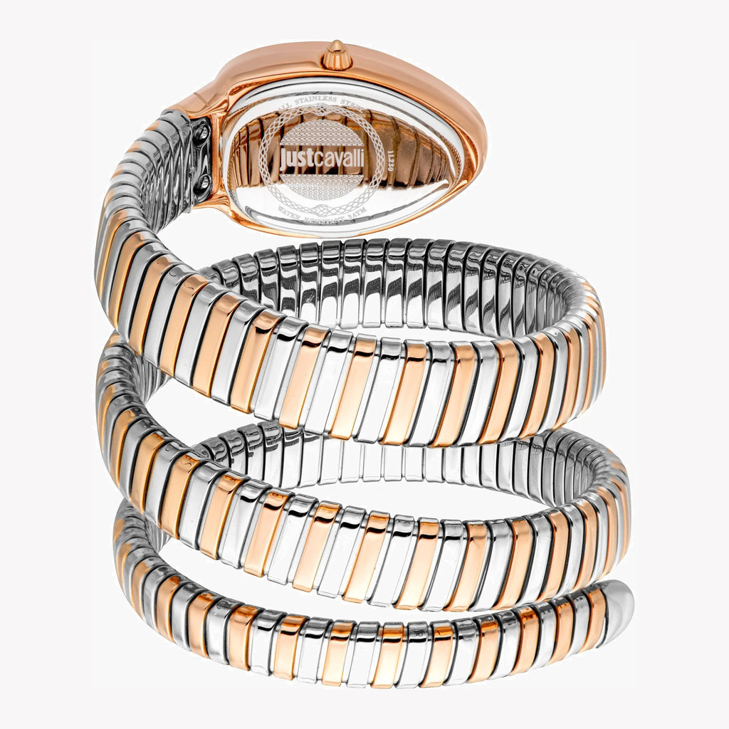 JUST CAVALLI Women's Watch with Rose Gold Stainless Steel Case and Silver & Rose Gold Stainless Steel Band-i-Watch-3