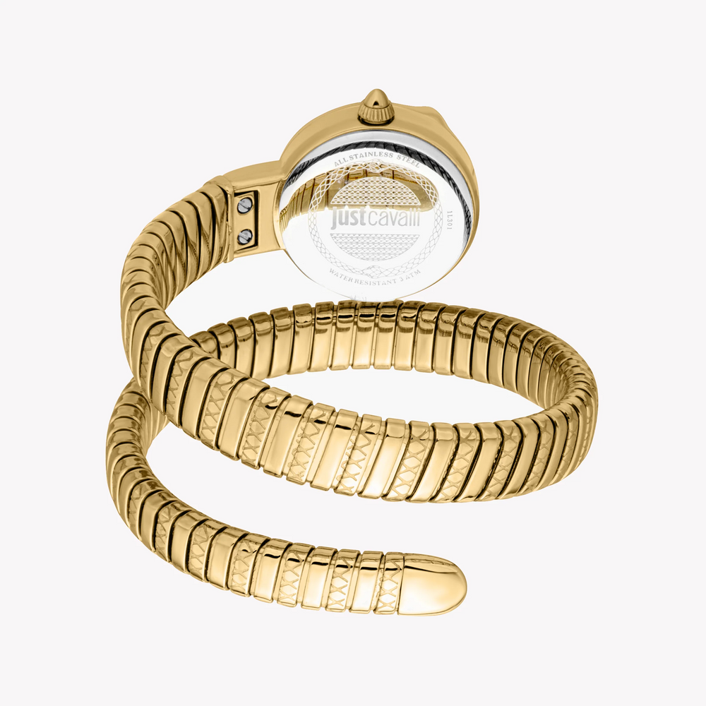 Just Cavalli Women's Gold Stainless Steel Watch, Silver Dial | Jc1l301m0025 by i-watch