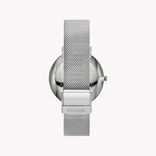Fossil Women's Silver Mesh Watch, White Dial | Es5099 by i-watch