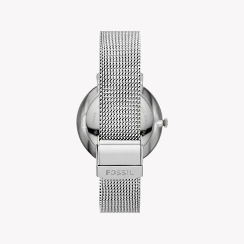 Fossil Women's Silver Mesh Watch, White Dial | Es5099 by i-watch