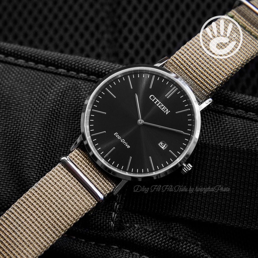 CITIZEN AU1080-38E BOLD ADVENTURE - MEN'S ECO-DRIVE TIMEPIECE WITH OLIVE NYLON BAND-i-Watch-4