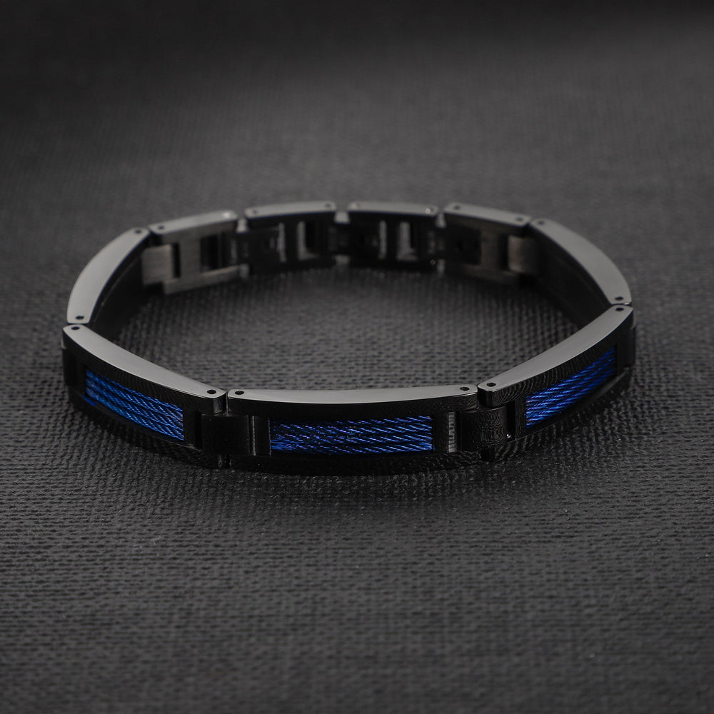 Zjbc046bl Zink Men's Bracelet by i-watch
