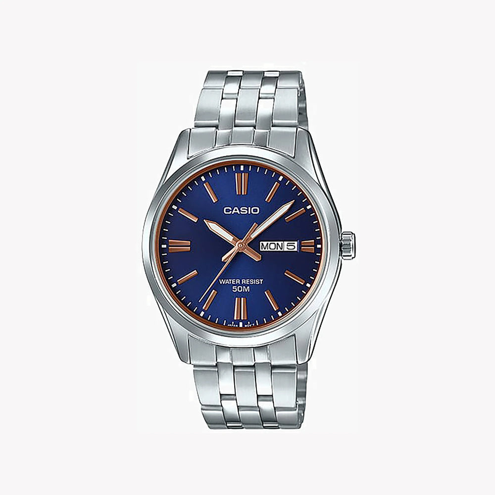 Casio Mtp-1335d-2a2vdf Adventure-Ready - Stylish Sporty Men's Watch With Blue Dial & Stainless Steel Band by i-watch