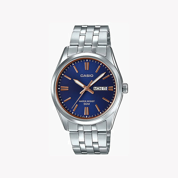 Casio Mtp-1335d-2a2vdf Adventure-Ready - Stylish Sporty Men's Watch With Blue Dial & Stainless Steel Band by i-watch