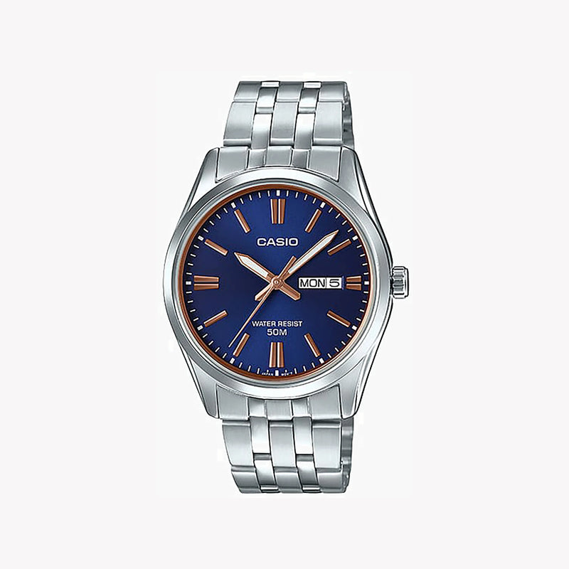 Casio Mtp-1335d-2a2vdf Adventure-Ready - Stylish Sporty Men's Watch With Blue Dial & Stainless Steel Band by i-watch