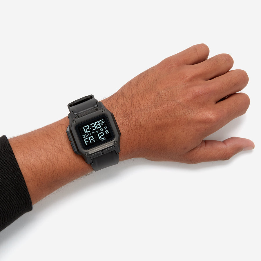 NIXON A1180-632 DYNAMIC FLAIR - MEN'S GREY RUBBER DIGITAL WATCH FOR ACTIVE LIFESTYLES-i-Watch-4