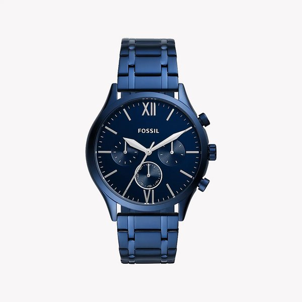 Fossil Men's Blue Stainless Steel Watch, Blue Dial | Bq2403 by i-watch
