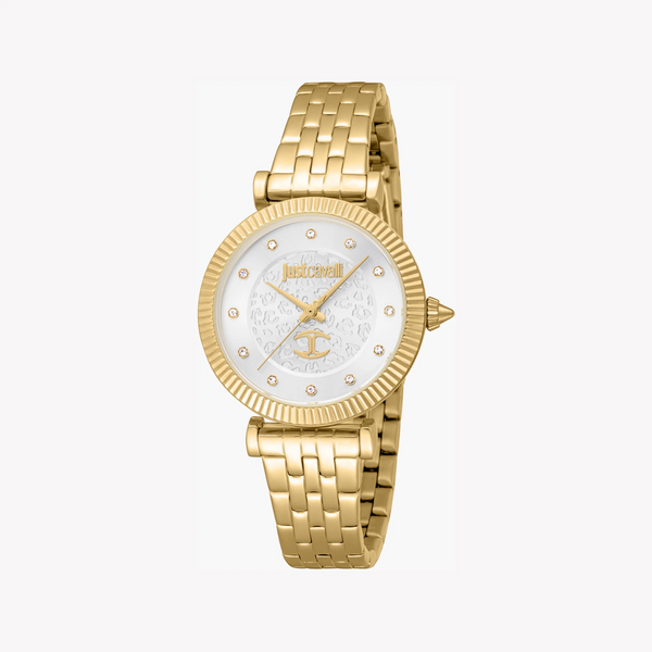Just Cavalli Women's Gold Watch, Silver Dial | Jc1l266m0025 by i-watch