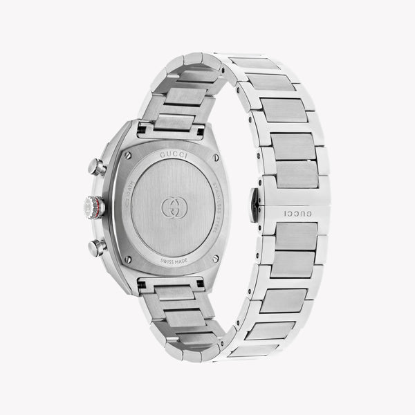 Gucci Men's Silver Stainless Steel Watch, Blue Dial | Ya142317 by i-watch