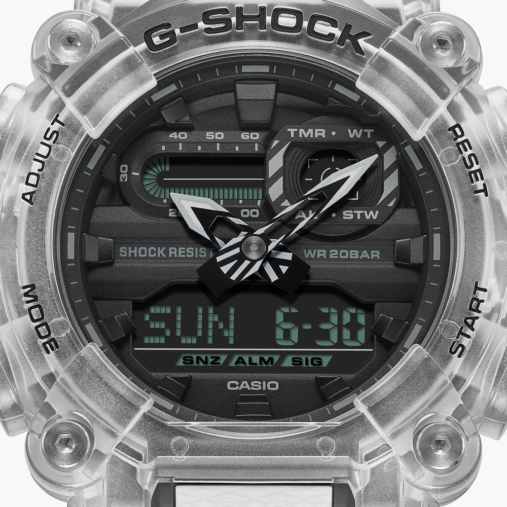 G-Shock Men's White Resin Watch, Digital Dial | Ga-900skl-7adr by i-watch