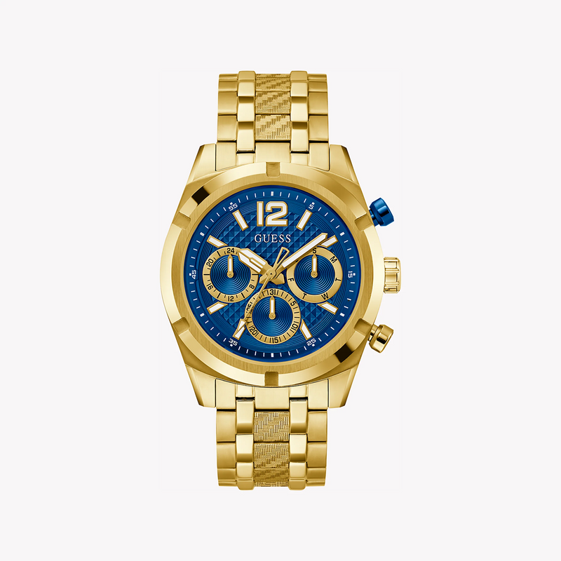 Guess Men's Gold Watch, Blue Dial | GW0714G2 GUESS Guess Men's Gold Watch, Blue Dial | GW0714G2 GUESS