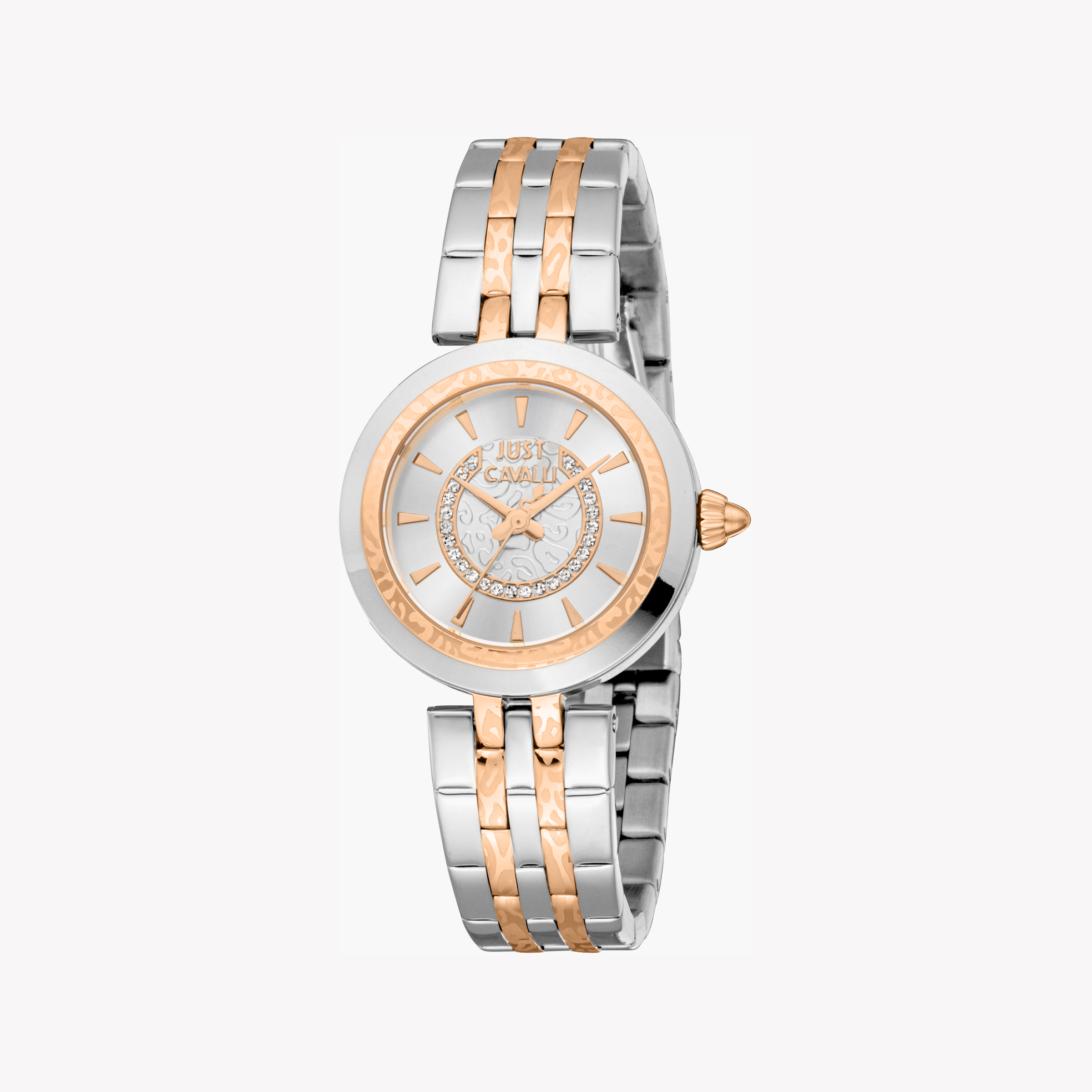 JUST CAVALLI JC1L314M0095 - ELEGANCE IN TWO-TONE: STUNNING WOMEN'S TIMEPIECE