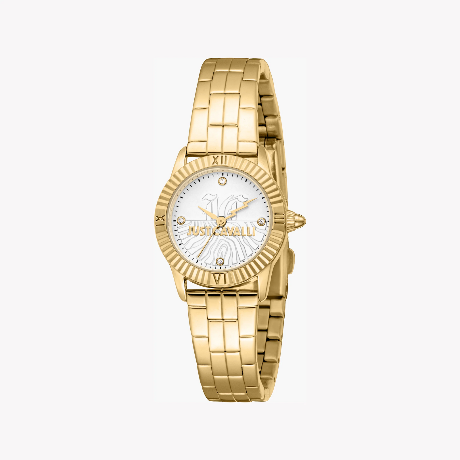 Just Cavalli Women's Gold Alloy Watch, Silver Dial | Jc1l328m0055 by i-watch