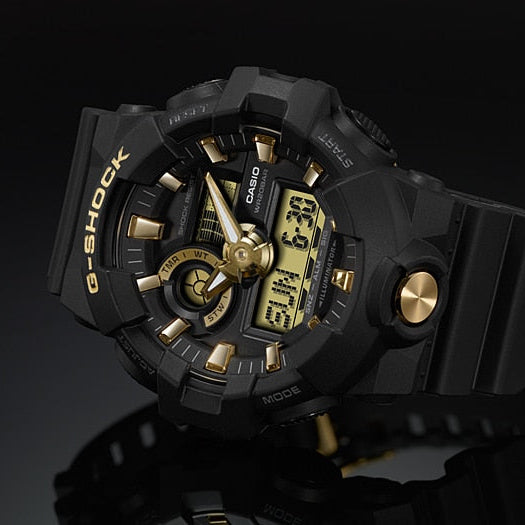 CASIO G-SHOCK GA-710B-1A9DR - BOLD BLACK SPORTY TIMEPIECE FOR MEN-i-Watch-3