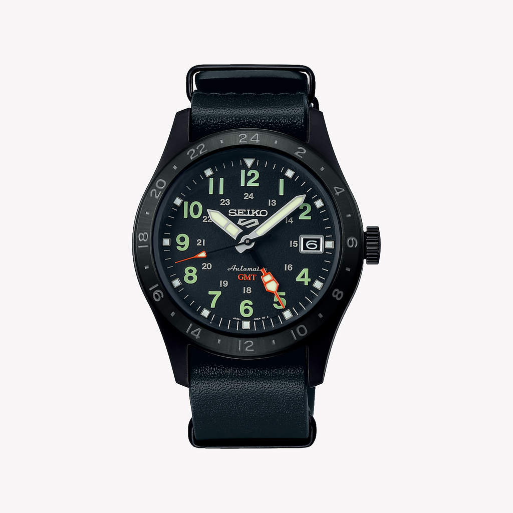 SEIKO 5 SSK025K1 Automatic Watch for Men - All-Black Design-i-Watch