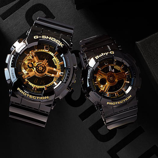 CASIO G-SHOCK GA-110GB-1AER DYNAMIC VERSATILITY - MEN'S RUGGED TIMEPIECE WITH GOLD ACCENTS-i-Watch-3