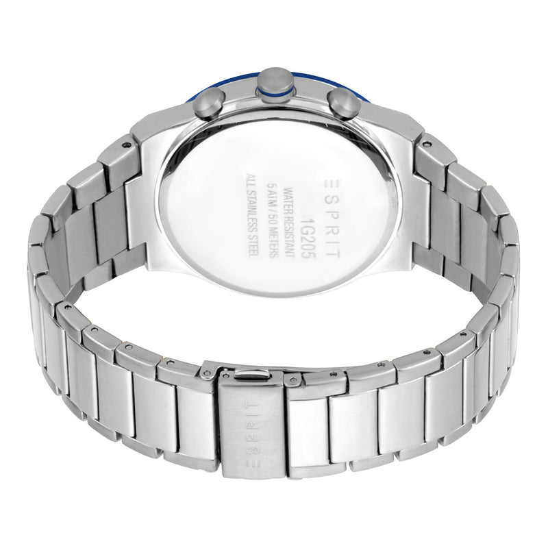 Esprit Men's Silver Stainless Steel Timepiece - Elegant & Durable Accessory by i-watch