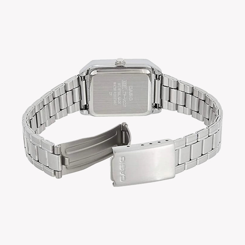 CASIO Women's Watch with Silver Chrome Plated Case and Silver Stainless Steel Band-i-Watch-4