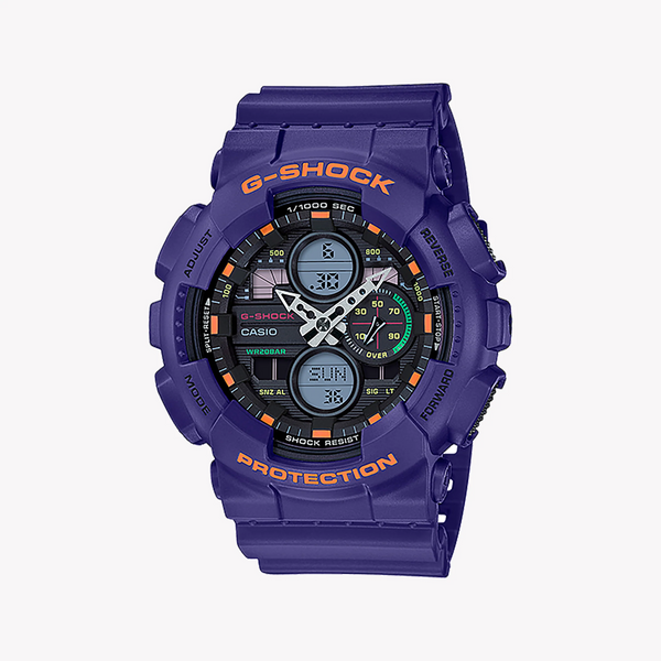 Casio G-Shock Ga-140-6adr Purple Power - Adventurous Men's Timepiece by i-watch