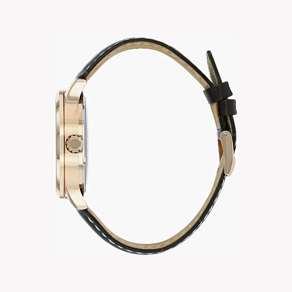 Citizen Nj0113-10a - Elegant Automatic Timepiece With Rose Gold & Leather Strap by i-watch