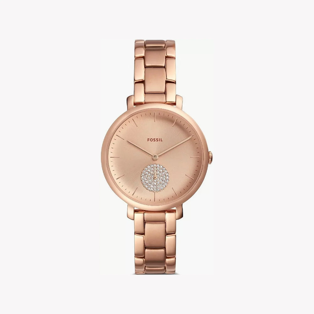 Fossil Women's Rose Gold Watch, Stainless Steel | Es4438 by i-watch