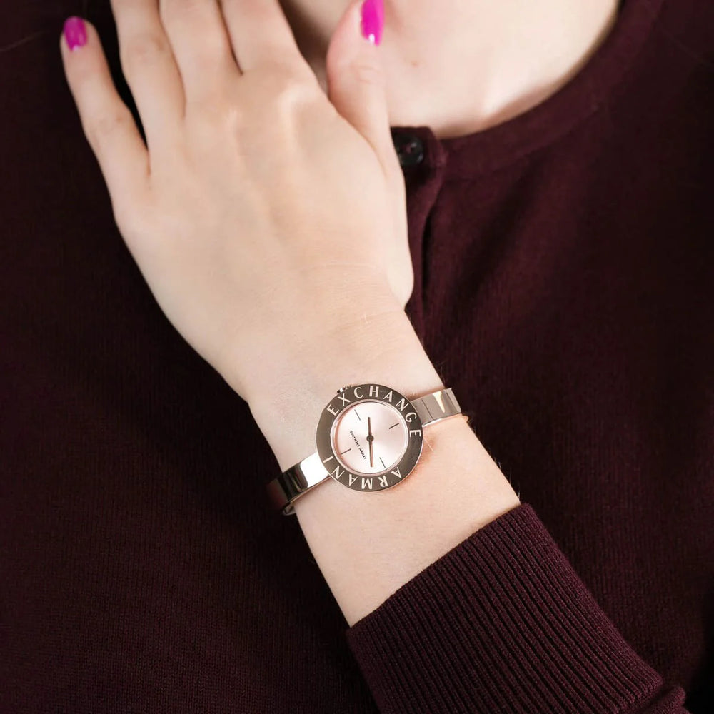 ARMANI EXCHANGE AX5905 ROSE GOLD ELEGANCE - WOMEN'S TIMEPIECE FOR MODERN SOPHISTICATION-i-Watch-4
