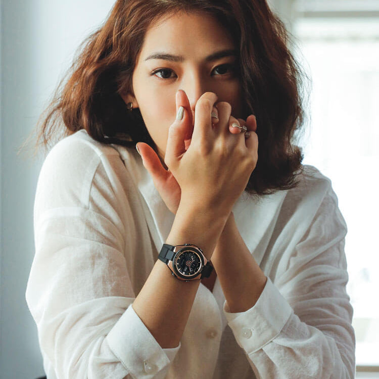 BABY-G MSG-400G-1A1DR: ELEGANT ADVENTURER - ROSE GOLD & BLACK WOMEN'S WATCH-i-Watch-4