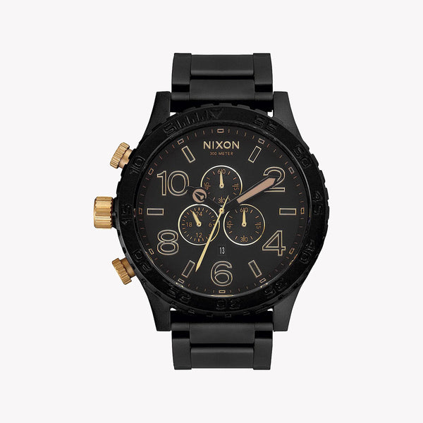 Nixon Men's Black Stainless Steel Watch, Black Dial | A083-1041 by i-watch