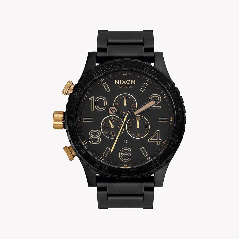 Nixon Men's Black Stainless Steel Watch, Black Dial | A083-1041 by i-watch
