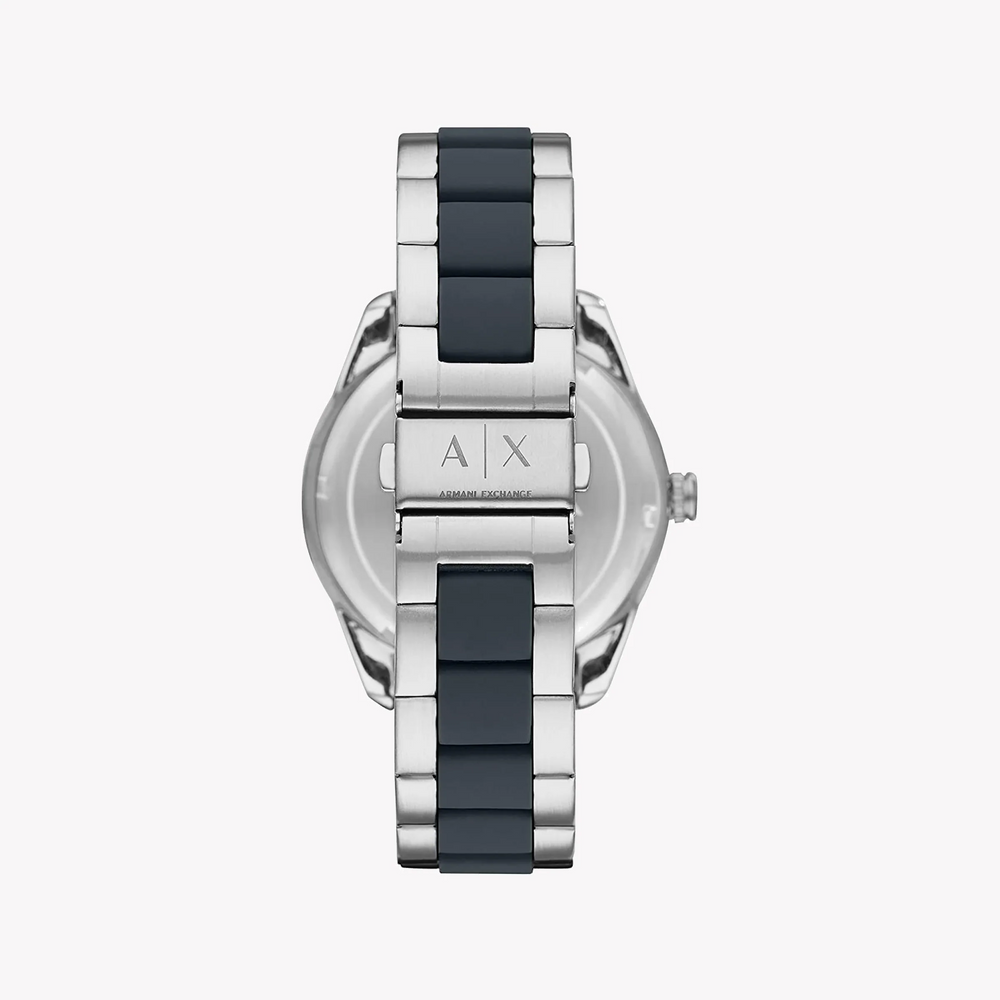 ARMANI EXCHANGE AX1834 BOLD TIMEPIECE - STUNNING SILVER STAINLESS STEEL WITH BLACK DIAL-i-Watch-3