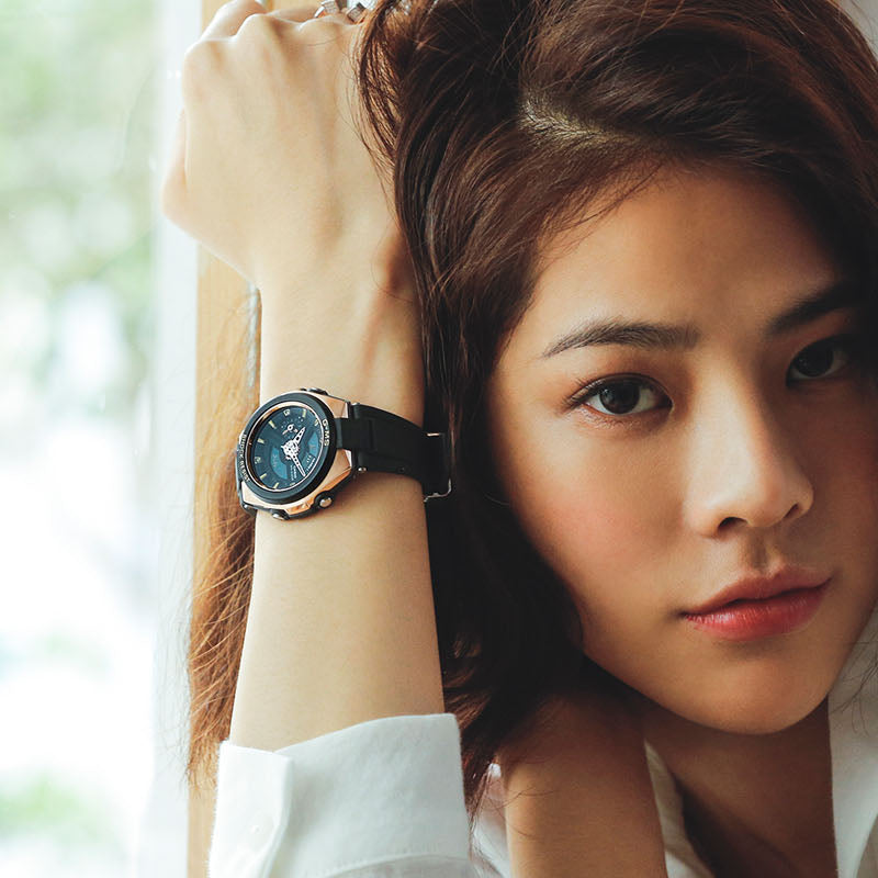 BABY-G MSG-400G-1A1DR: ELEGANT ADVENTURER - ROSE GOLD & BLACK WOMEN'S WATCH-i-Watch-5