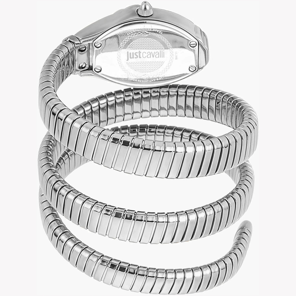 JUST CAVALLI Women's Watch with Silver Stainless Steel Case and Silver Stainless Steel Band-i-Watch-3