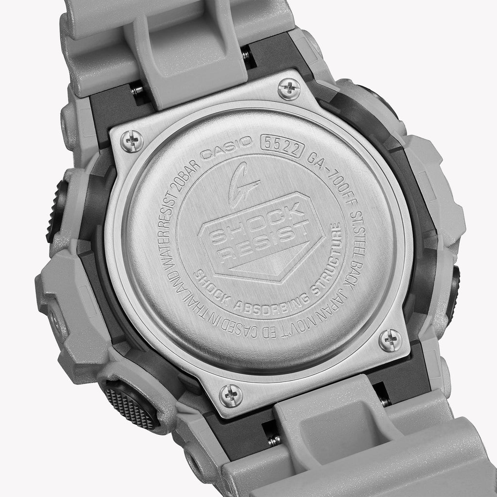 CASIO G-SHOCK GA-700FF-8ADR MEN'S ADVENTURE - STYLISH GRAY RESIN TIMEPIECE-i-Watch-6