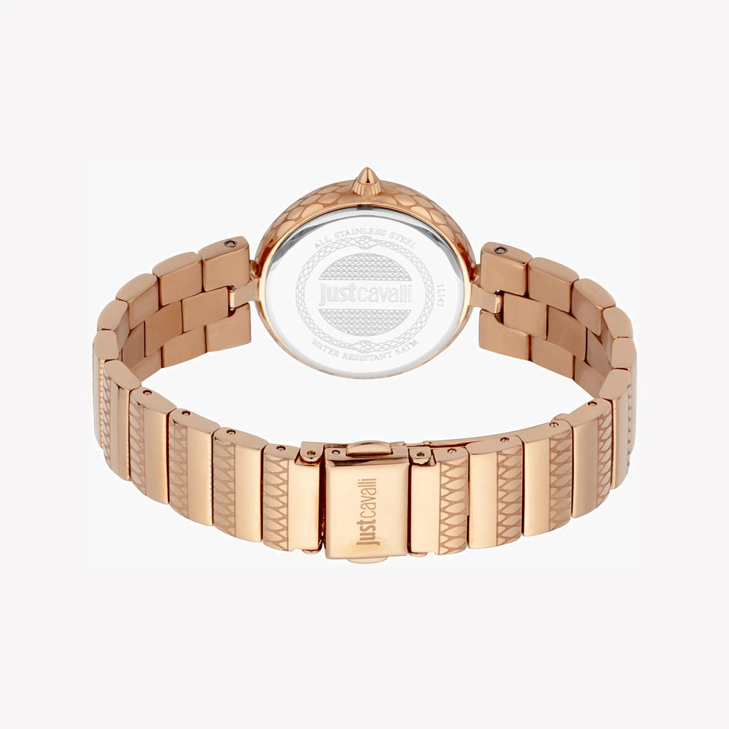 JUST CAVALLI Women's Watch with Rose Gold Stainless Steel Case and Rose Gold Stainless Steel Band-i-Watch-3