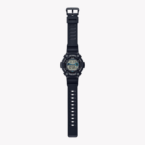 Casio Ws-1300h-1avdf Adventurer - Rugged Sporty Men's Watch With Black Resin Band & Digital Display by i-watch