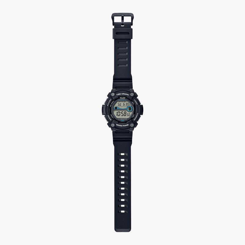 Casio Ws-1300h-1avdf Adventurer - Rugged Sporty Men's Watch With Black Resin Band & Digital Display by i-watch